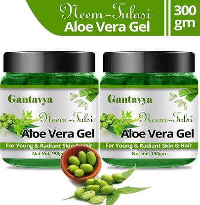 Gantavya Aloe Neem-Tulshi with Pure Aloe Vera & Neem for Remove Dark Circles