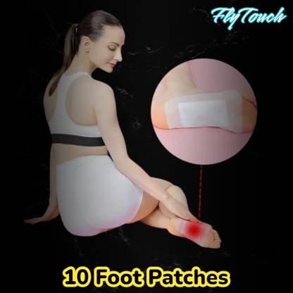 FlyTouch Wormwood Detox Foot Patch Cleansing Toxins Foot Patches Adhesive Detox Foot Pads
