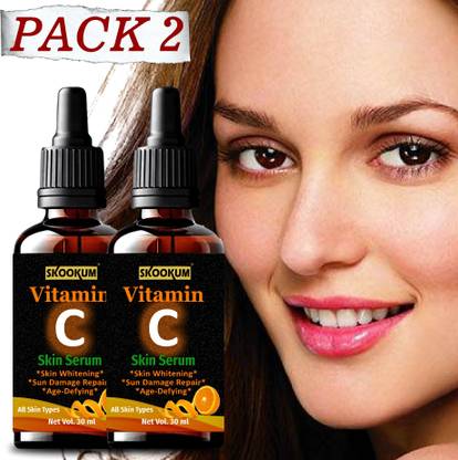 SKOOKUM Vitamin C 20%, Skin , Whitening & Brightening Face Serum