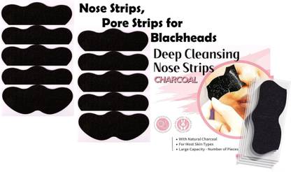 tanvi27 New Nose Blackheads Remove Mask Plaster Nose Strips Remove Blackhead Pores Black