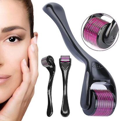 Cure18 Derma Roller For Hair Growth 0.5 mm with 540 Titanium Needles