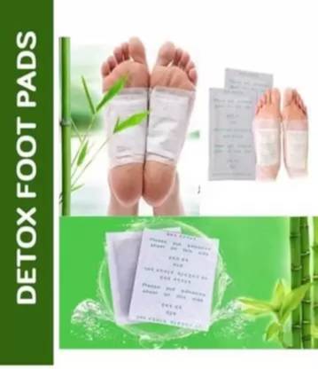 HERBZZ 10 Pc Detox Foot Patches adhesive Pads Kit, Natural Unwanted Toxins Remover