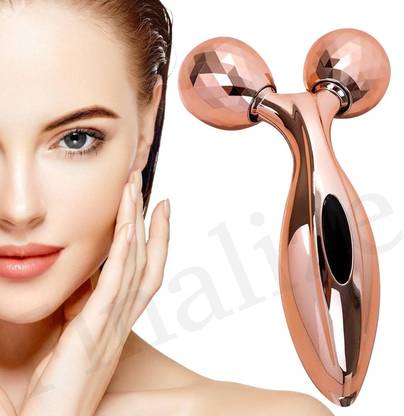 Etszaz GOLDEN 3D Manual Solar Powered Face Body Roller