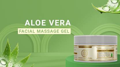 KHADI NATURAL ALOEVERA GEL - acne scar gel(pack of 2)200g