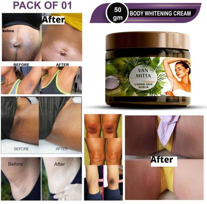 Vanmitta Lightening & Whitening Cream Underarm, Bikini Area, Neck, Hip, Intimate Area
