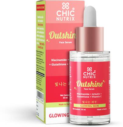 Chicnutrix Outshine - Korean Niacinamide Serum - Brighter Dull Skin & Reduce Dark Spots