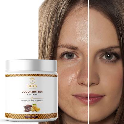 7 Days Choco Body Butter for Intense Moisturization - Moisturizer Cream for Dry Skin