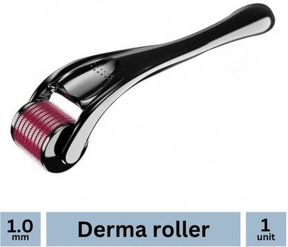 VILFLY Derma Roller 1.0 mm For Hair Regrowth, Face Acne Scars & Skin Ageing |