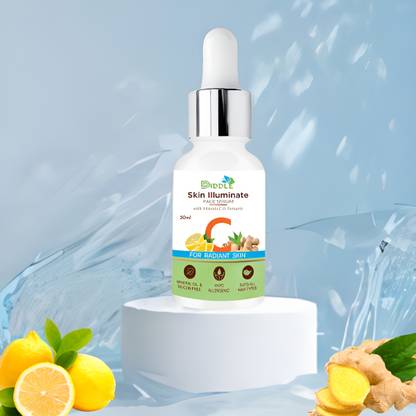 DRIDDLE Vitamin C Face Serum With Niacinamide & Ginger Extract For Acne Marks & Scars