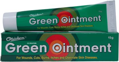 CK CREATION Green Ointment For Cuts and burns,Infection of the scalp (hair root) Pack of 1