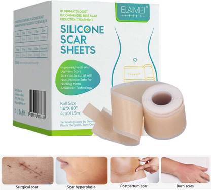 Dr. NAvadiya Soft Silicone Scar Removal Tap (surgery, burns, c-section, acne)