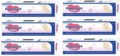 RINGHAS BABY DIAPER RASH CREAM FOR KIDS BOYS AND GIRL PACK OF 6