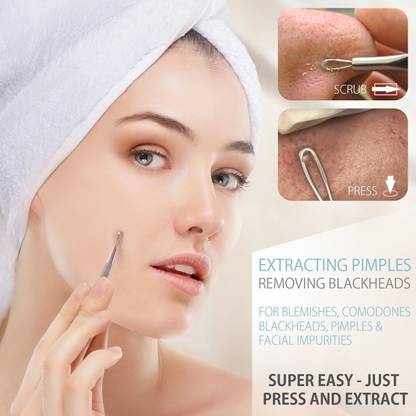 Luster Shine Acne Remover Comedone Blackhead Extractor Tool Pimple Whitehead Tool