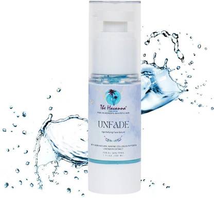 The Havanna Unfade age defying face serum with 100% Natural Marine Collogen peptidies