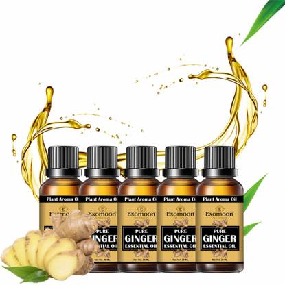 EXOMOON Belly Fat Reduction Fat Loss Oil Natural Drainage Ginger Essential Oil