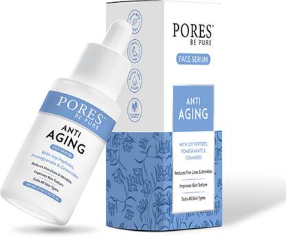 PORES BE PURE Anti Aging Face Serum for Women & Men | Reduces Fine Lines, Wrinkles & Age Spots
