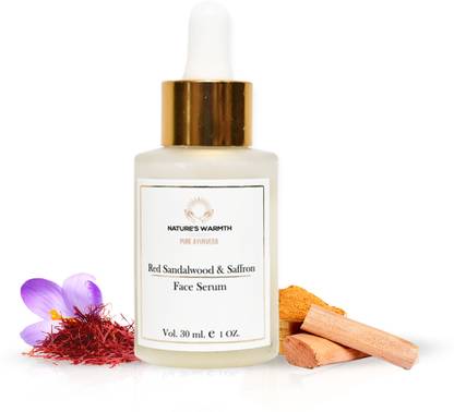 nature's warmth Red Sandalwood & Saffron Face Serum 30ml
