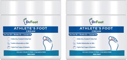 Dr Foot Athlete’s Foot Cream, Especially for the Athlete’s Feet - 100GM (Pack of 2)