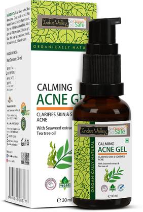 Indus Valley Calming Acne Gel - Enriched with Seaweed & Teatrees