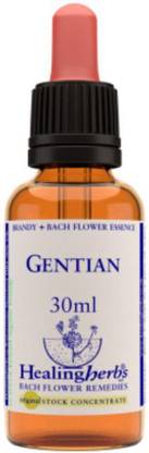 HEALING HERBS 30ml GENTIAN Bach Flower Stock concentrate by no. 1 global brand, London, UK.