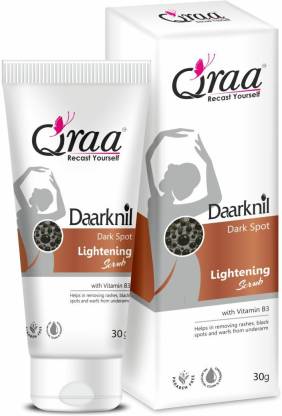 Qraa Daarknil Polisher for Intimate Lightening/Dark Spots/ Uneven Tone/Skin Whitening  (30 g)