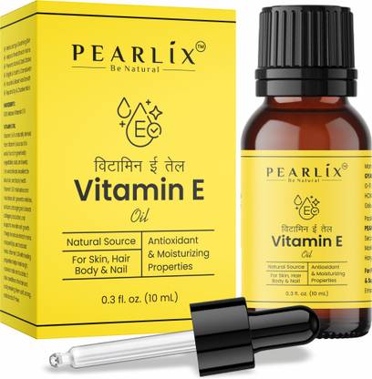 PEARLiX Pure Vitamin E Oil | 100% Pure, 10ml | For Heal Wound & Hair Growth