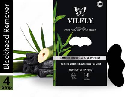 VILFLY Nose Strips (4 Strips) for nose Blackhead and Whitehead Removal
