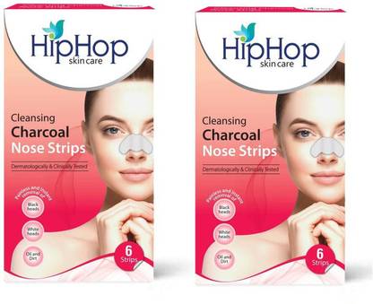 Hip Hop Skin Care Charcoal Blackhead Remover Nose Strips