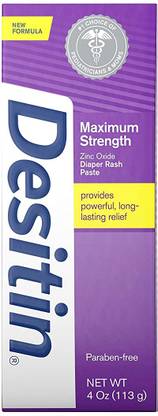 Desitin Baby Diaper Rash Maximum Strength Original Paste, 4 Oz