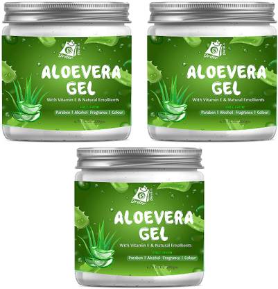Ordershock 100% Pure Aloe Vera Gel for Beauty Natural Moisturizer Face Body 600G Pack of 3