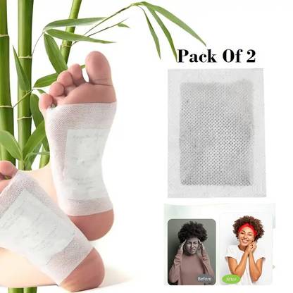 FlyTouch (Pack Of 2)Detox Foot Deep Cleansing Foot Pads For Stress Relief | Better Sleep