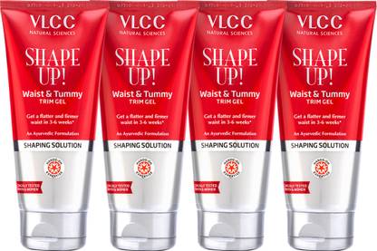 VLCC Shape Up Waist & Tummy Trim Gel (Pack of 4)