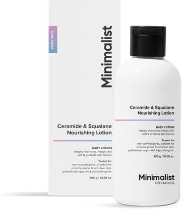 Minimalist Nourishing Baby Lotion with Ceramide & Squalane | Pediatrics Approved