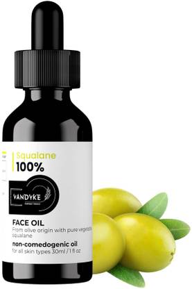 Vandyke 100% Squalane Face Oil for light Moisturization & Reducing Fine Lines