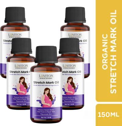 loviton Pee Safe Organic Stretch Mark Oil ( PACK OF 05 )