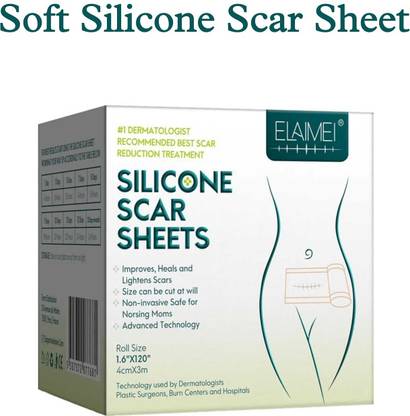 Dr. NAvadiya Silicone Scar Sheets, sheets for Scars Transparent,Silicone Gel Tape