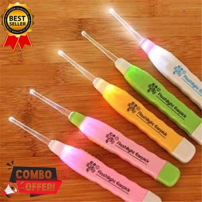 irqa PACK OF 2 Ear wax Remover with LED Flashlight for Ear wax remover and cleaner X6