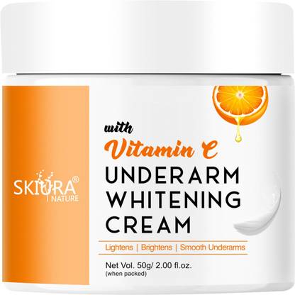Skiura Nature Vitamin C Dark Underarm Skin Whitening Cream Enriched with Vitamin E Oil