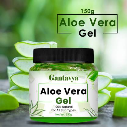 Gantavya Aloe Vera Moisturizing Massage Gel for Multipurpose Skin