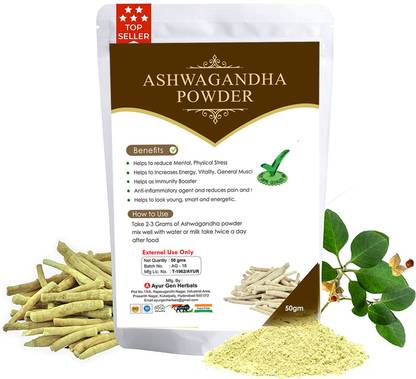 Ayurgen Herbals Ashwagandha Churna 100% Pure Ashwagandha Powder