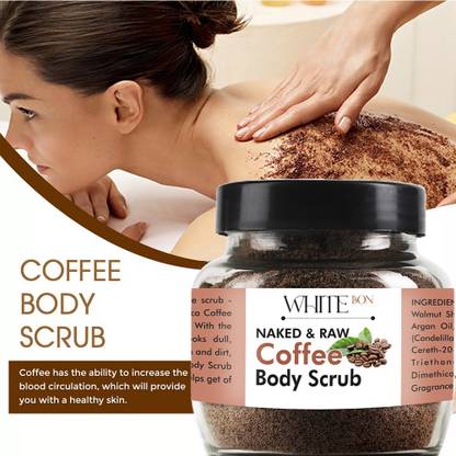 white bon Face Scrub for Men and women Improved Version| Blackhead | Natural Glow Scrub