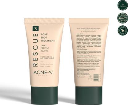 ACNE-X TOPICAL Rescue Acne Spot Treatment with BPO, Target 6 Factors, Best for Acne Prone Skin