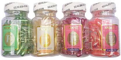 Animate Vitamin-E Facial Oil Capsule(Set Of-4)