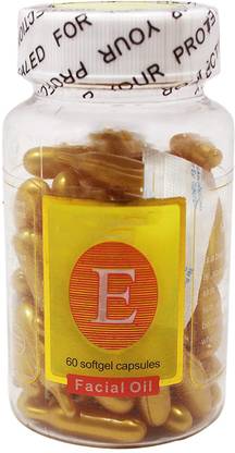 GALEMAX Vitamin E capsules for skin, Aloe Vera and Vitamin E Capsule. (60 CAPSUL )