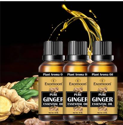 EXOMOON PACK OF 3 BELLY WEIGHT LOSS FAT BURNING GINGER OIL
