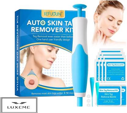 LUXEME Skin Tag Removal with Auto Skin Tag Remover Pen with Micro and Regular