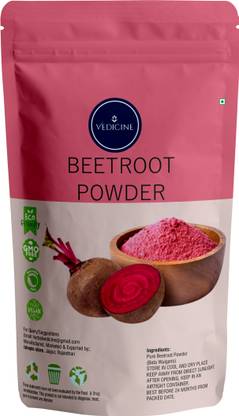 VEDICINE 100% Natural & Pure Beetroot Powder For Face And Hair Pack