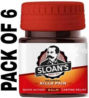 Urjuwani NEW Sloan's Pain Relief Balm Cream (6 x 20 g)