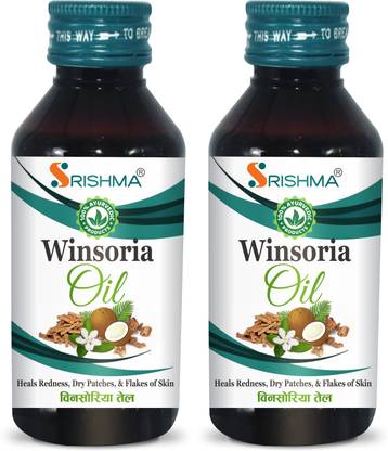 Srishma Oil for Minimizes Itching and Discoloration of Skin (Pack of 2)