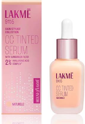 Lakmé CC Tinted Serum with 2% Hyaluronic Acid - Naturelle